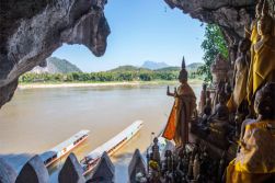 Luang Prabang - Pak Ou Caves - Fly to Hanoi