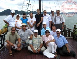 Faz Horizon Group from Iran. ( Hanoi - Halong Bay - Handi Caraff Village - Malaysia 6 Days ).