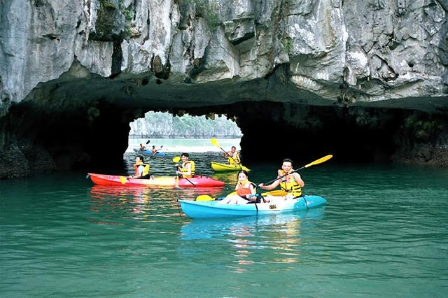 Kayak Through the Magical Bright and Dark Cave