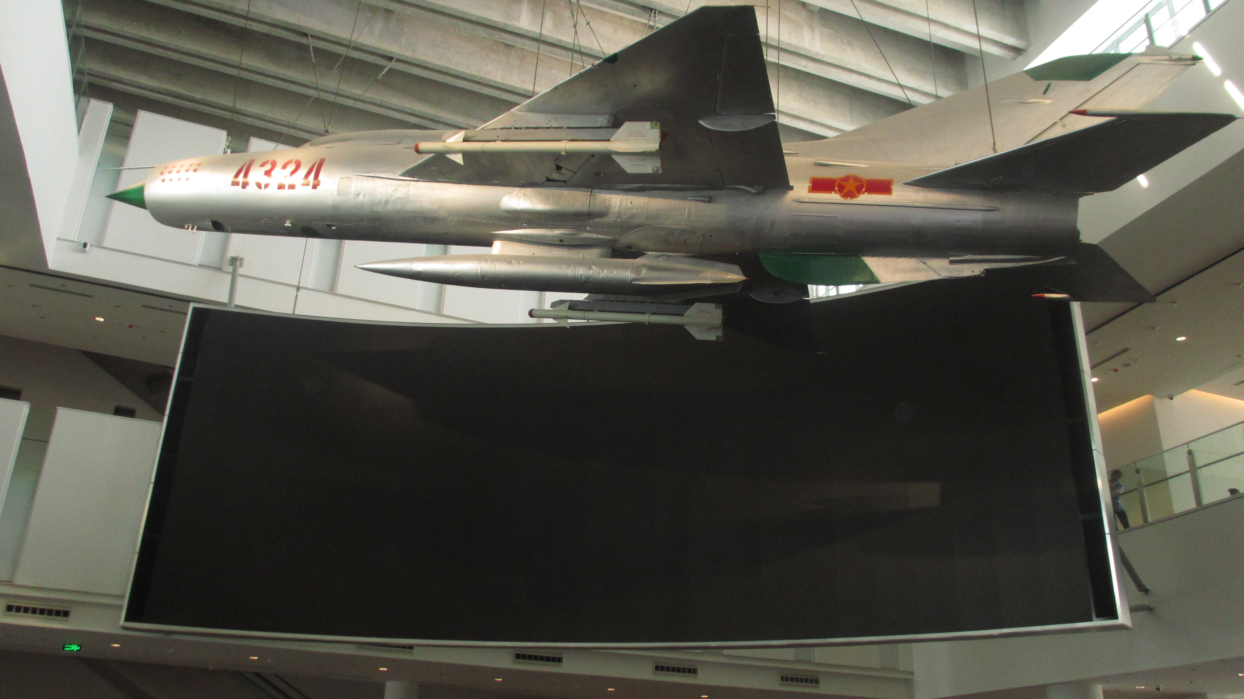 the MiG-21 numbered 4324