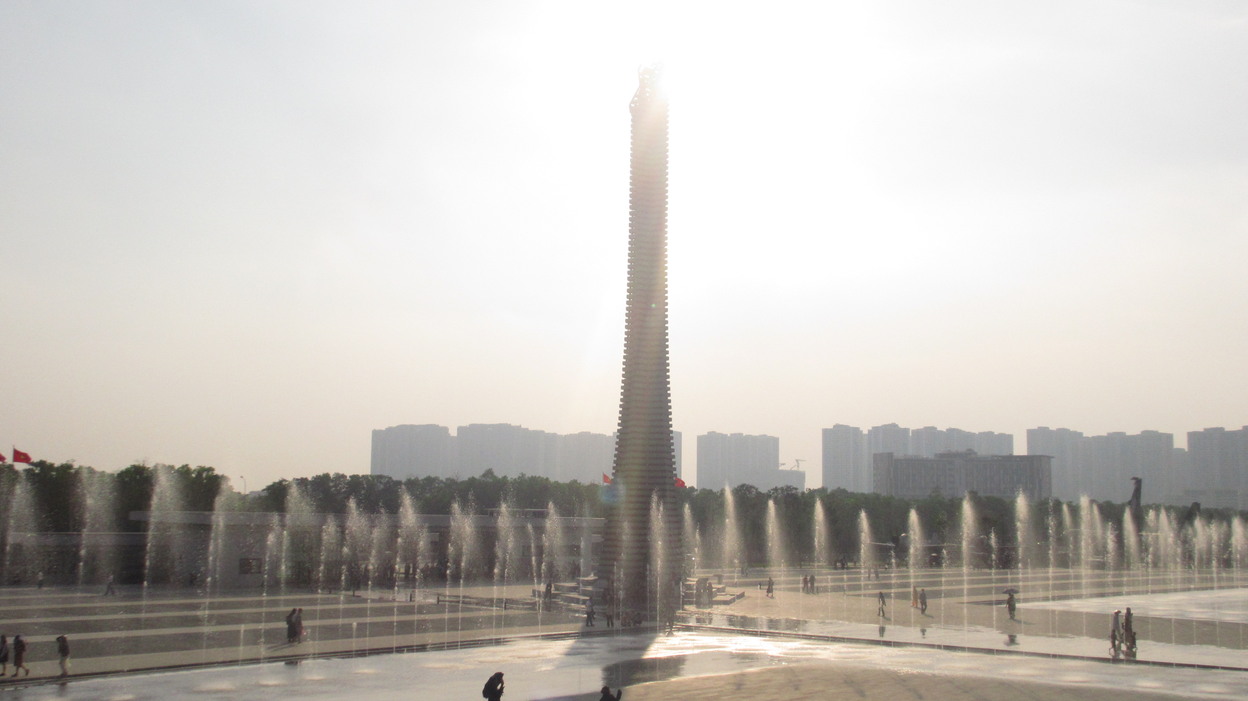 The 45-meter Victory Tower